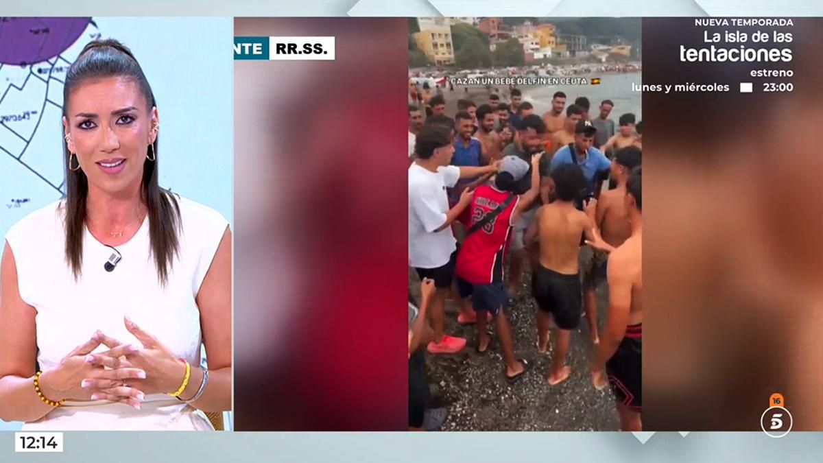 Patricia Pardo pide perdón en 'Vamos a ver' por sus palabras sobre el vídeo del delfín en Ceuta: "Me confundí"