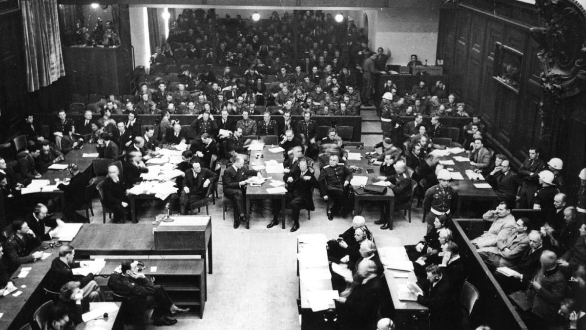 Foto de archivo, del 20 de noviembre de 1945, en el primer día de los juicios de Núremberg.