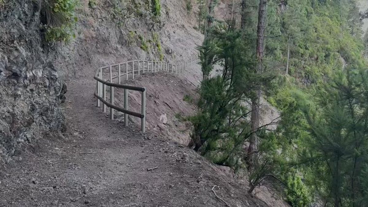 El Cabildo reabre parcialmente el sendero de Marcos y Cordero tras concluir los trabajos de mejora y seguridad en la ruta