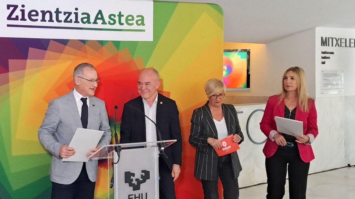 El consejero de Universidades y el rector de la EHU, juntos en plena batalla por la financiación