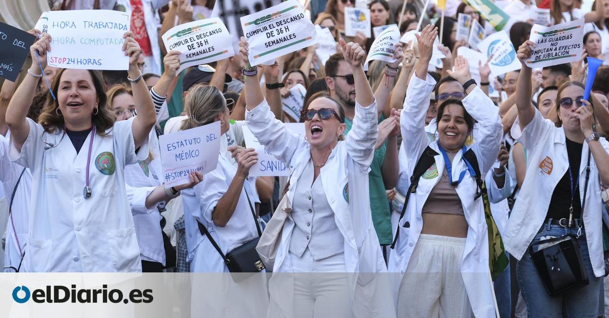 Así se ha vivido la protesta de médicos este viernes en Canarias