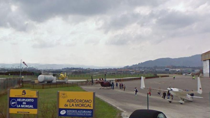 Aeródromo de La Morgal / Google StreetView