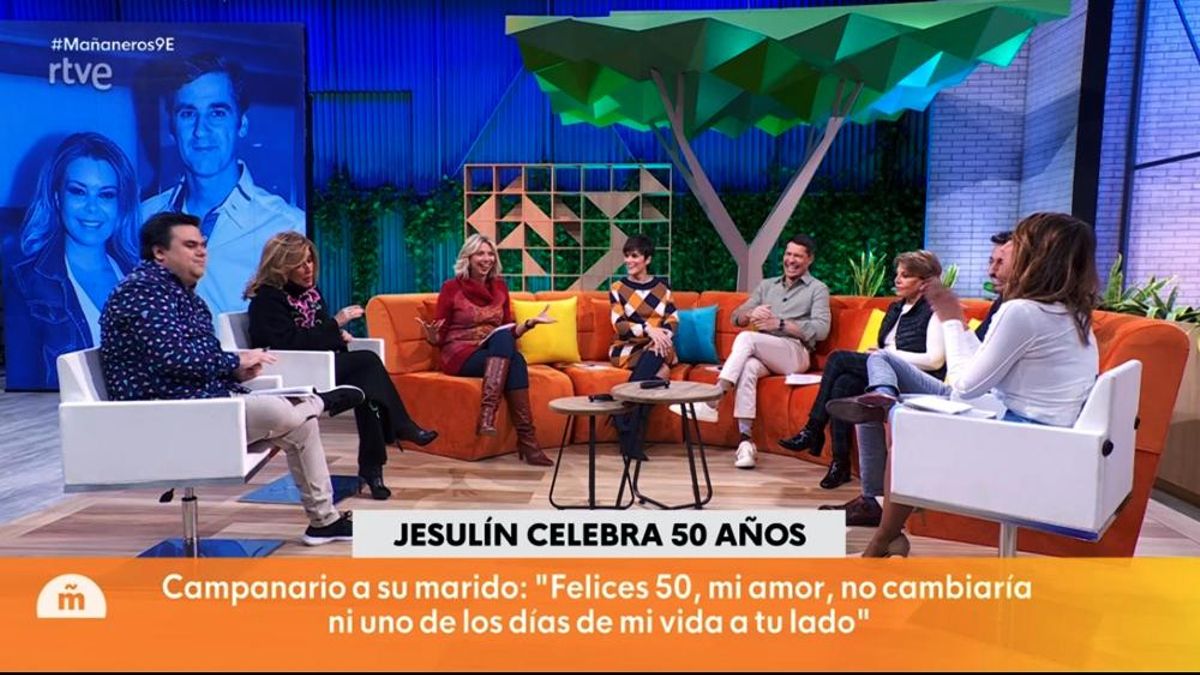 Plató de 'Mañaneros' este martes 9