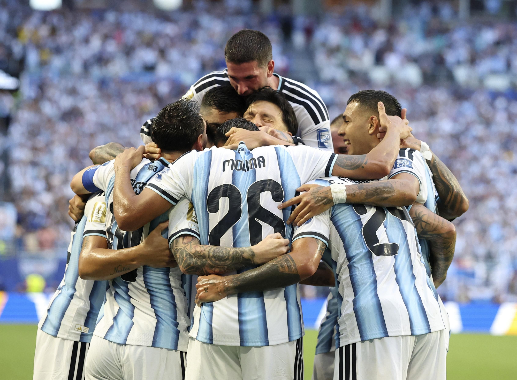 Argentina es el favorito natural, pero mucho más por sus antecedentes y su condición de candidato que por lo hecho hasta aquí.