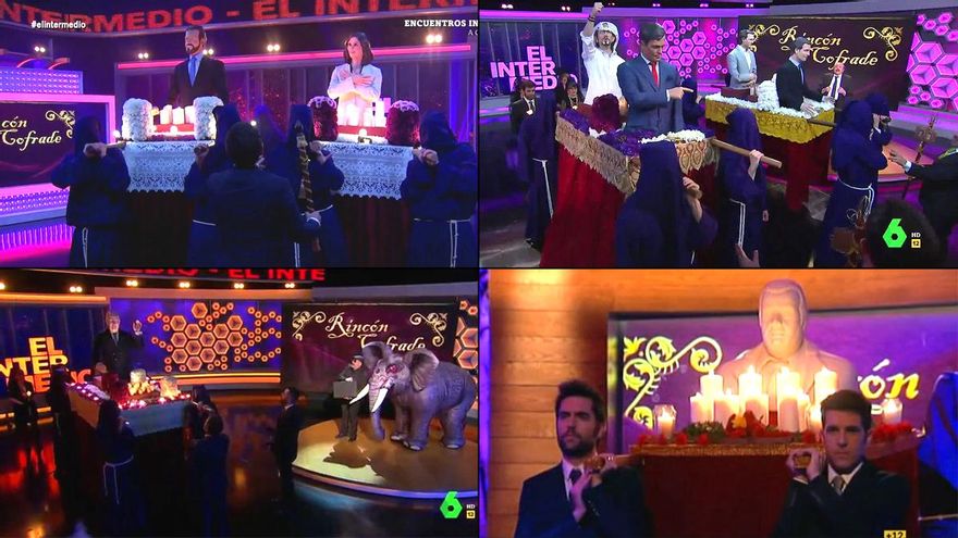 Las procesiones de 'El Intermedio', otra tradición televisiva de la Semana Santa