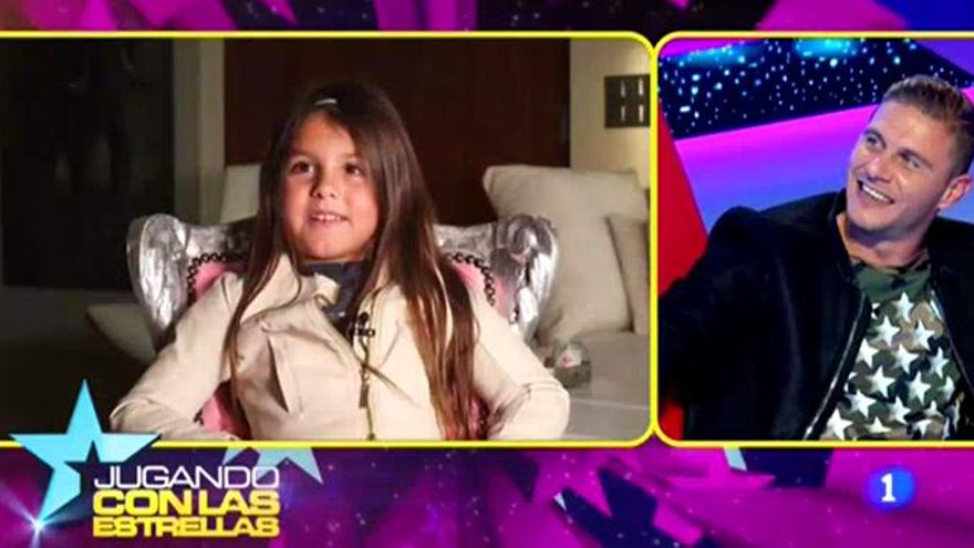 Joaquín y su hija en 'Jugando con las estrellas'
