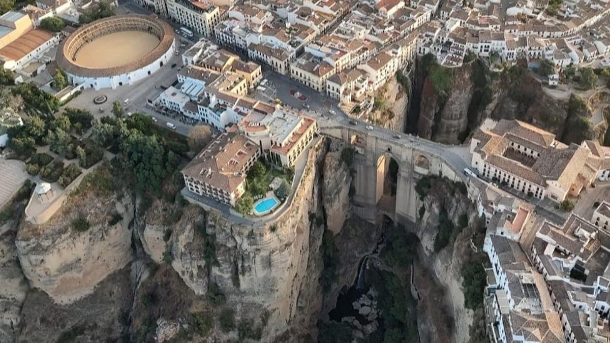 Ronda a vista de pájaro.