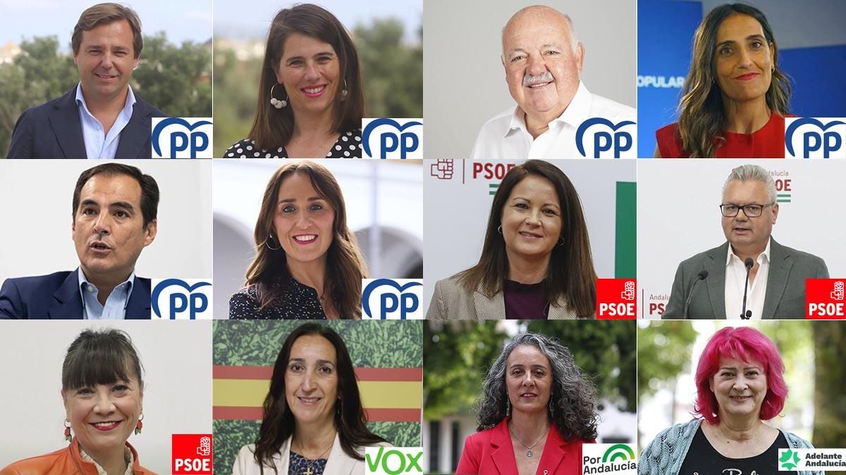 Parlamentarios por Córdoba tras el 17M