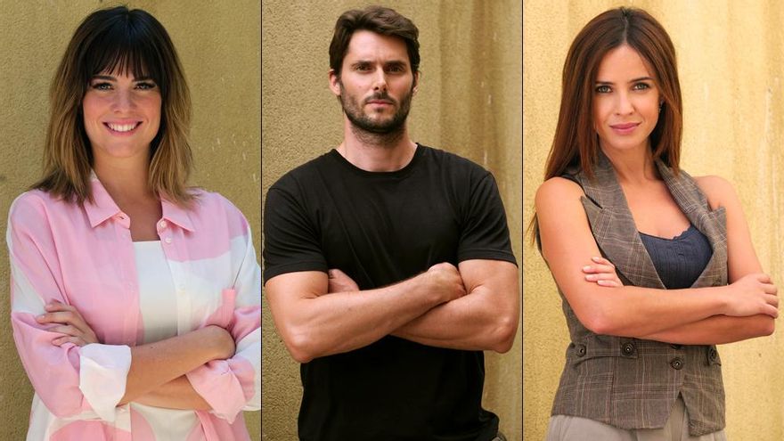 Cristina Abad, Sergio Mur y Paula Prendes en Servir y proteger