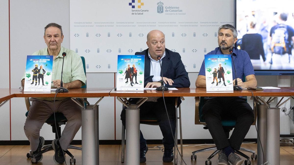 Presentación de la campaña de vacunación contra la gripe.