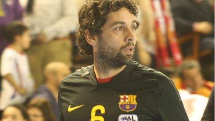 Juanín García durante la pasada edición de la Copa Asobal.