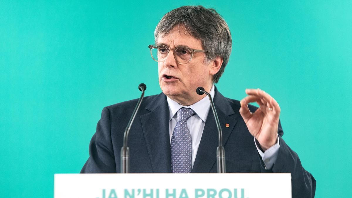 El presidente de Junts per Catalunya, Carles Puigdemont