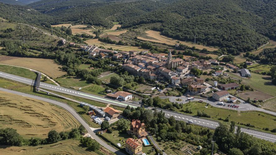 Antoñana, vista desde las alturas