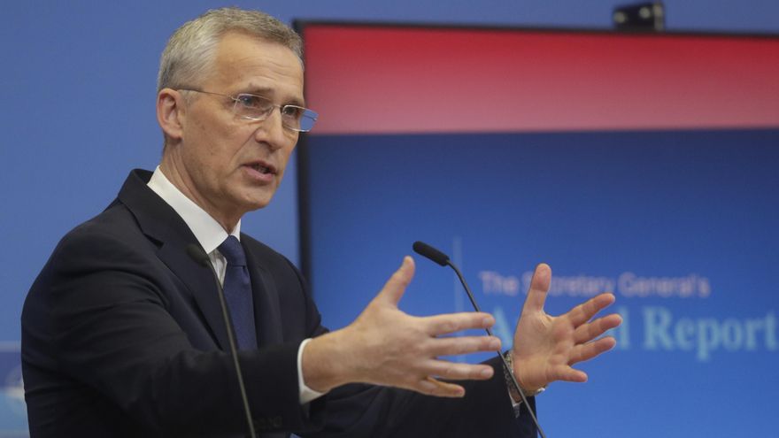 El secretario general de la OTAN, Jens Stoltenberg. EFE/EPA/OLIVIER HOSLET