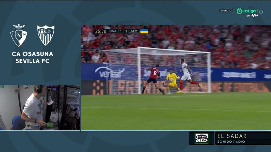 Conexión con la cabina de Onda Cero