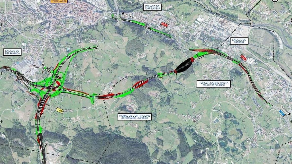 Consejo de Ministros autorizará licitar por 165 millones del ramal entre el enlace de Sierrapando y la A-67