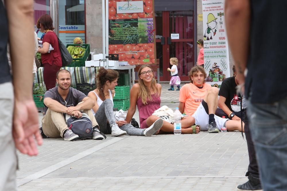 Arte y participación en la Plaza del Pilar. (Alejandro Ramos).