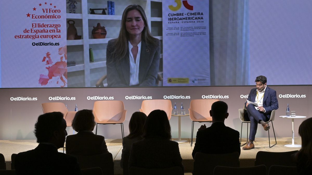 Sara Aagesen, vicepresidenta tercera del Gobierno y Ministra para la Transición Ecológica y el Reto Demográfico