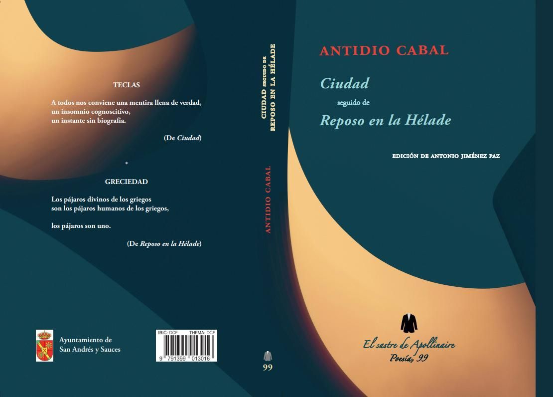 Cubiertas de la ed. conjunta de ‘Ciudad’ y ‘Reposo en la Hélade’ | Foto: El
sastre de Apollinaire
