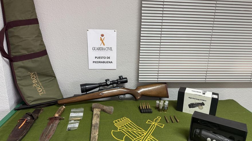 Dos detenidos por caza furtiva en un pueblo de Ciudad Real