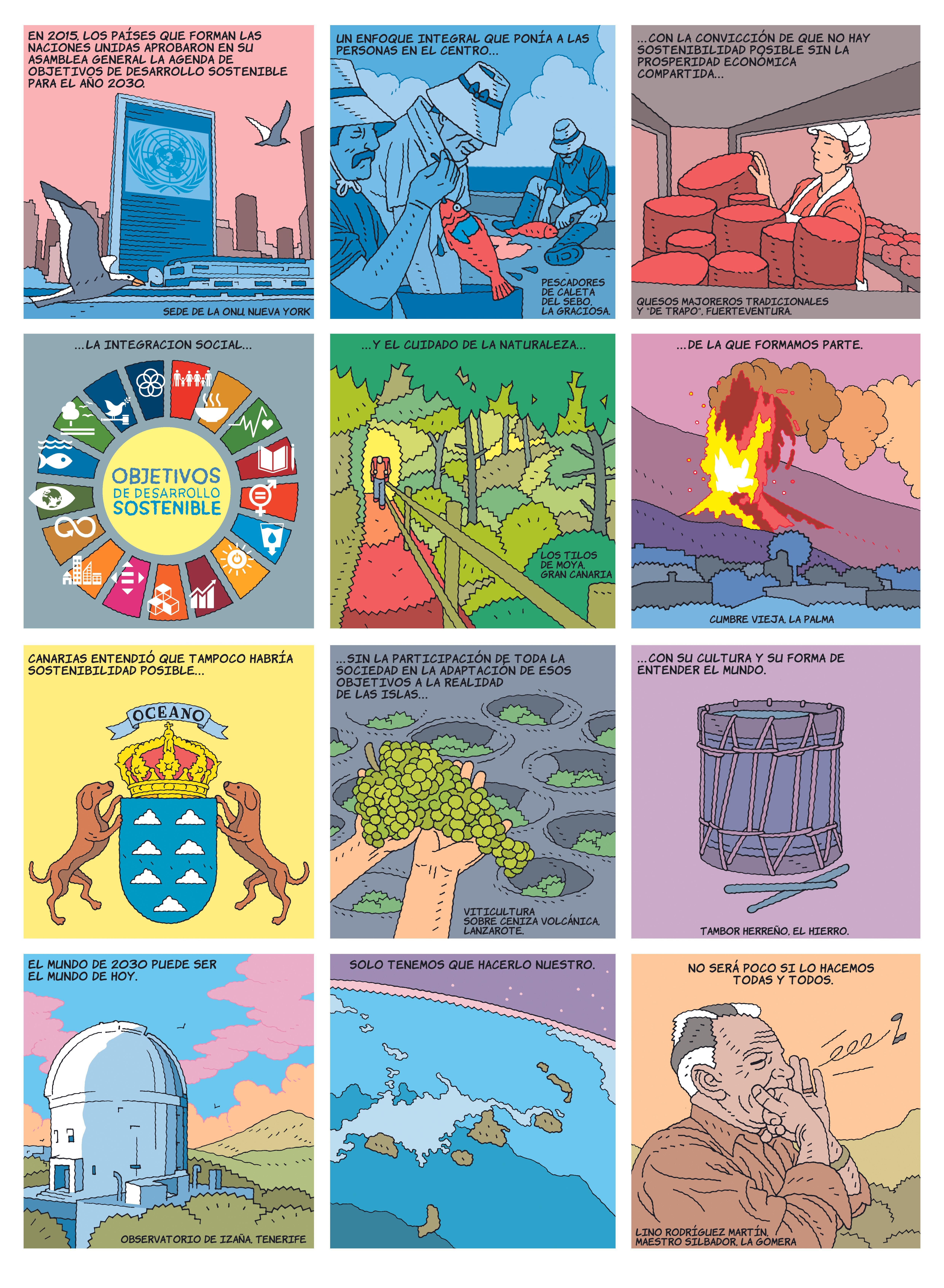 Personas, planeta prosperidad, gobernanza y patrimonio cultural, las cinco dimensiones de la Agenda Canaria 2030