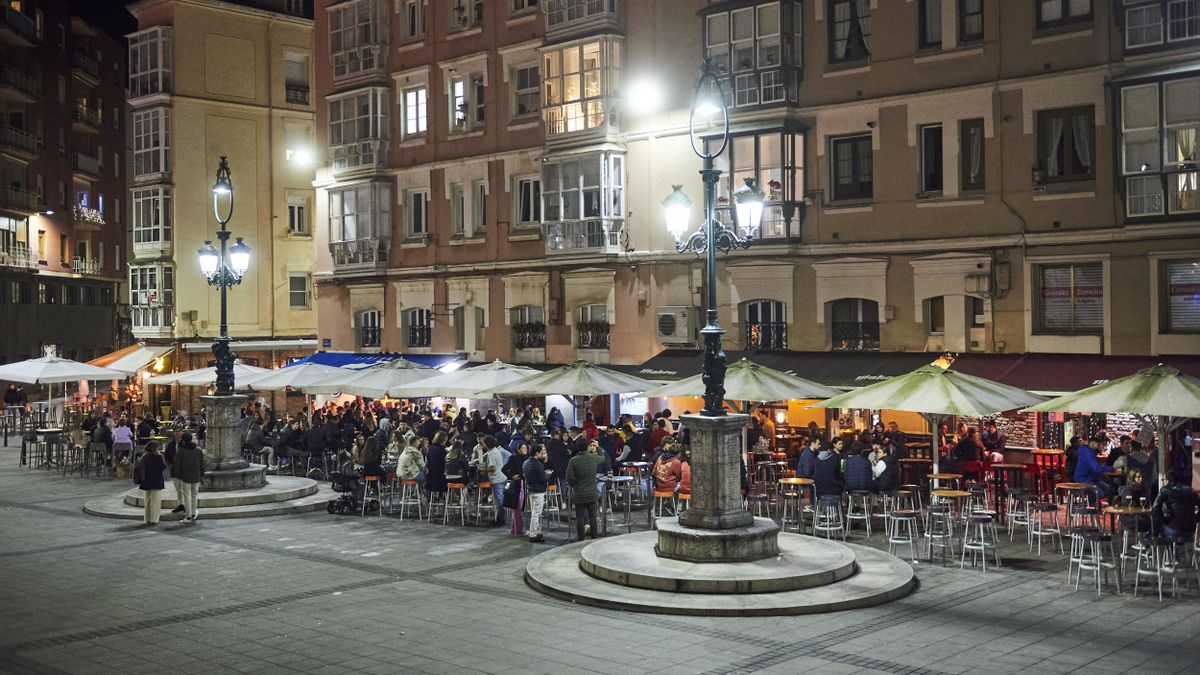 Zona de bares en Santander. Archivo.