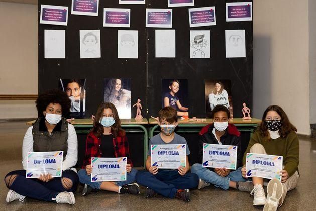 Jóvenes participantes en el proyecto 'Tu cuerpo, tu latido'. ANDREW GALLEGO