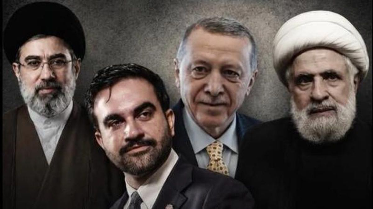 Netanyahu mete a Mamdani en un cartel de campaña gigante junto a los líderes de Irán y Hizbulá