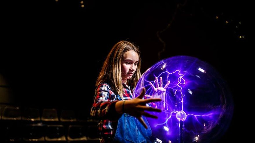 En el Museo Eureka! de Donostia.