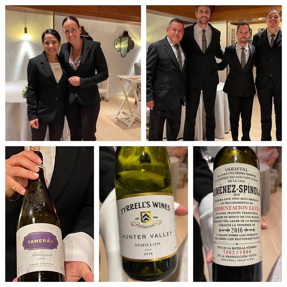 Mari Pino y su equipo de sala