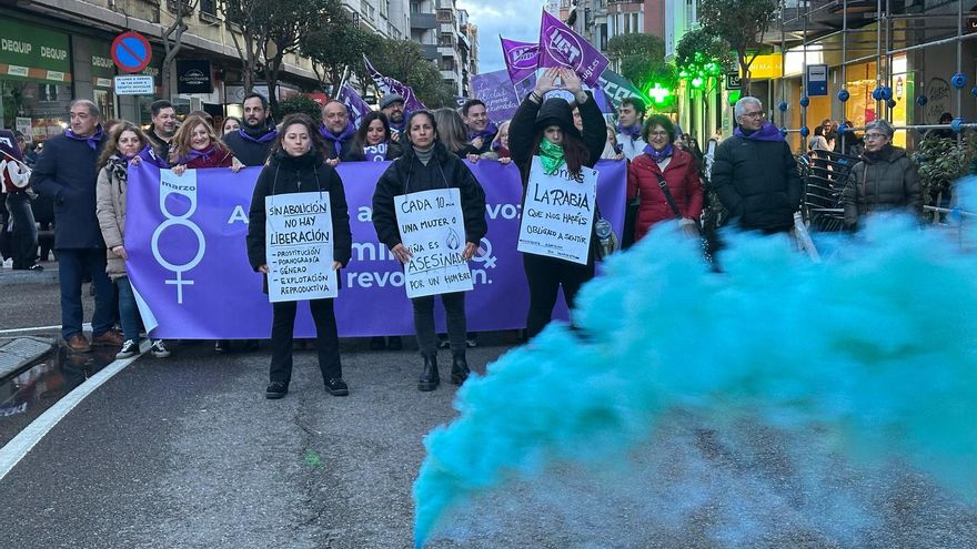 Manifestación del 8M en León.