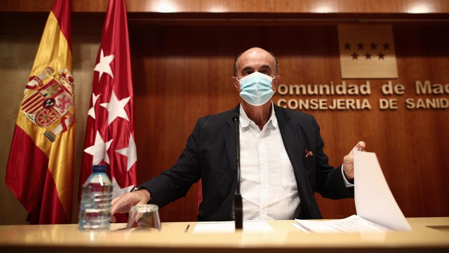 El viceconsejero de Salud Pública y Plan COVID-19 de la Comunidad de Madrid, Antonio Zapatero.