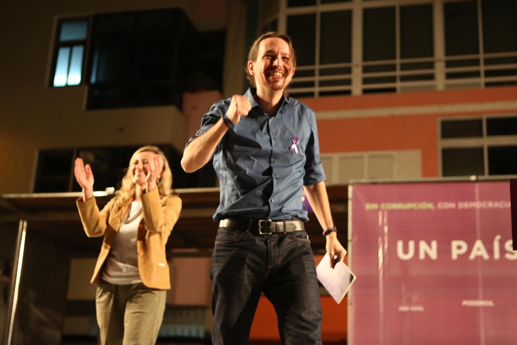 Pablo Iglesias en Gran Canaria (ALEJANDRO RAMOS)
