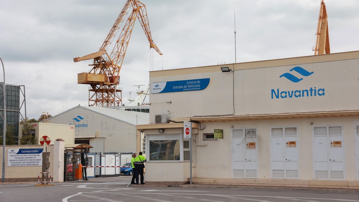 Archivo - Astilleros de Navantia en Cádiz.