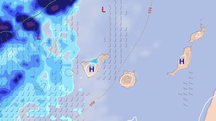 Prealerta por fuertes lluvias en El Hierro y La Palma este fin de semana