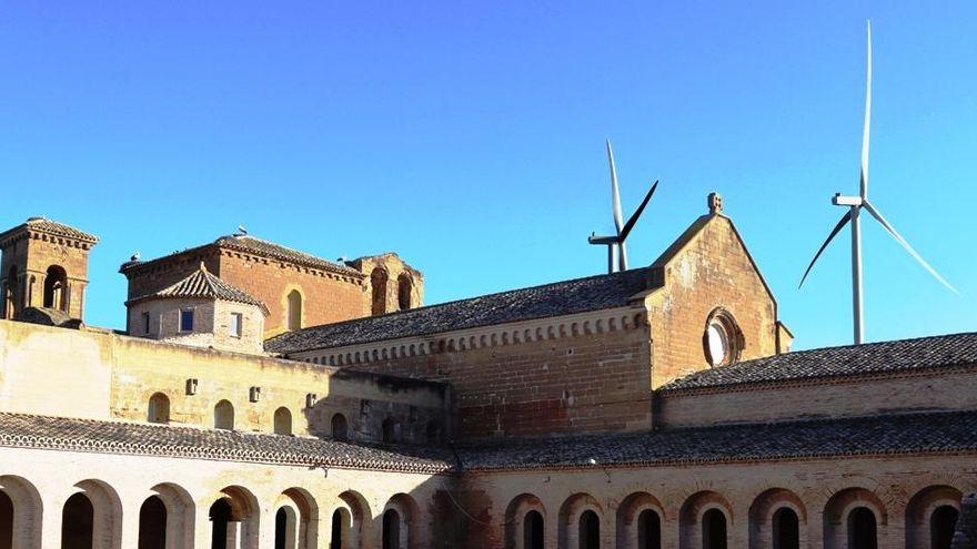 Quejas en los Monegros por la proliferación de aerogeneradores en el territorio
