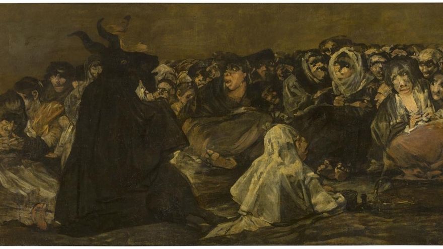 “El gran cabrón” pintura de Francisco de Goya.
