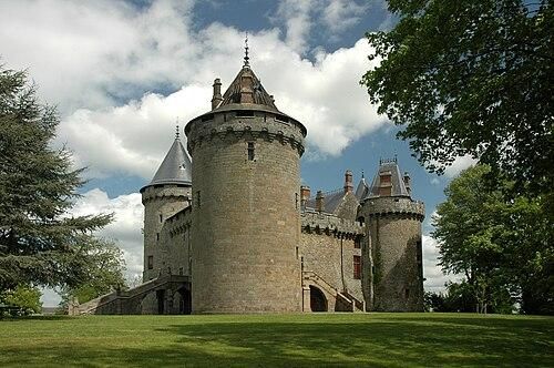 Castillo de Combourg, donde Chteaubriand pasó la infancia. Bretaña, Francia.