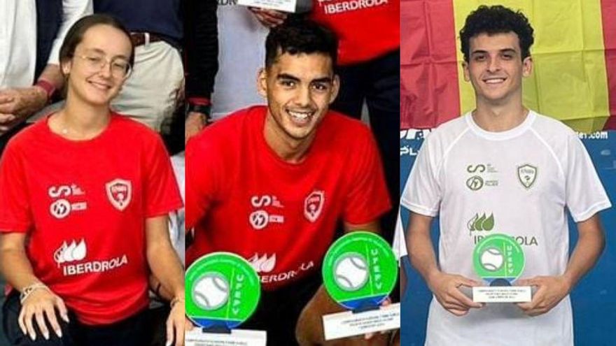 Cristina Correa, Hugo León y Miguel García, al Mundial Sub 22 de Frontón