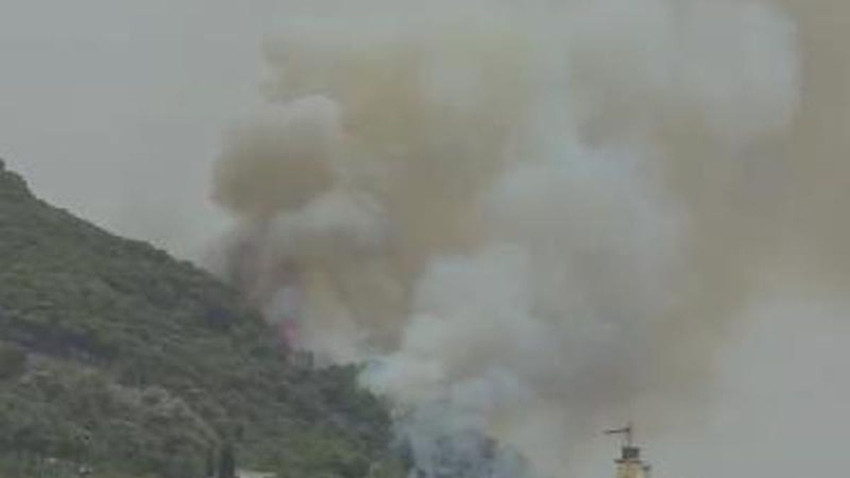 Incendio forestal en Rute