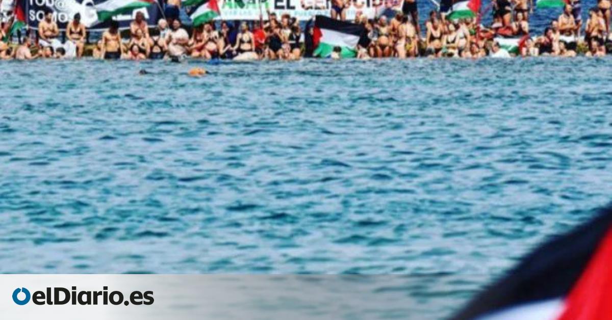 Canarias por Palestina convoca la acción  Mójate por Gaza  en apoyo a la Flotilla Global Sumud en Arinaga