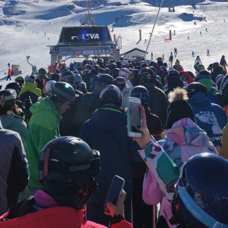 Colas en Sierra Nevada