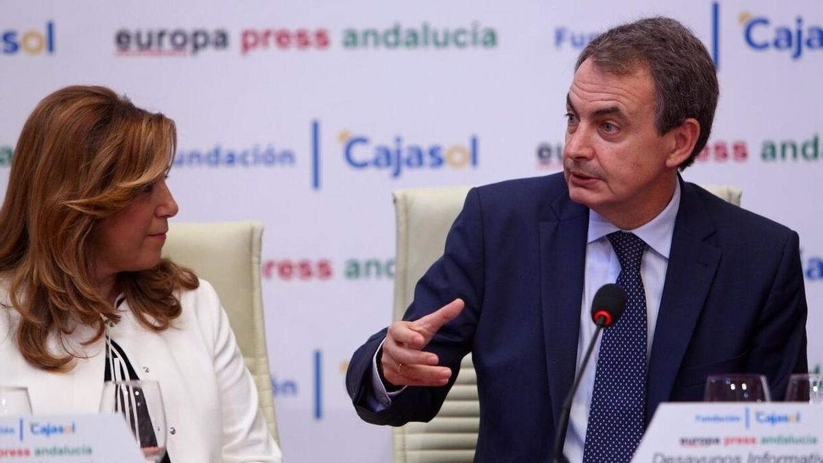 Zapatero defiende que Susana Díaz es "una excelente candidata": "Tiene todas las condiciones" para el liderazgo