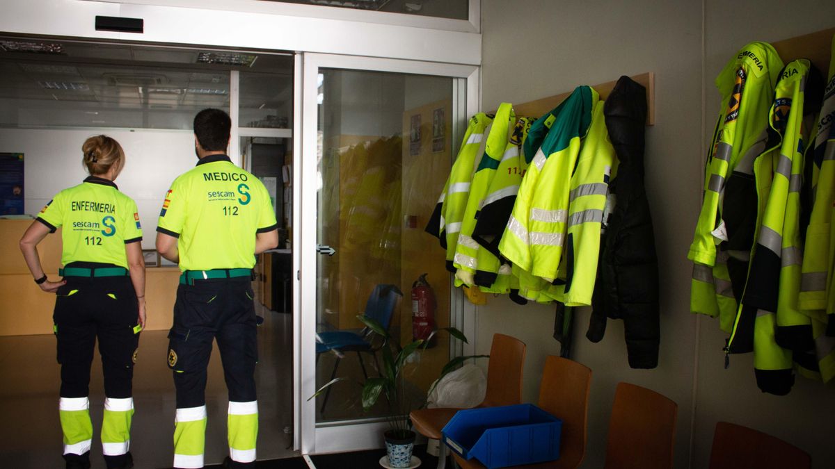 Profesionales de UVI móvil en Albacete