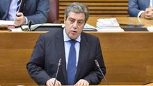 El líder valenciano de Vox, José María Llanos, en las Corts