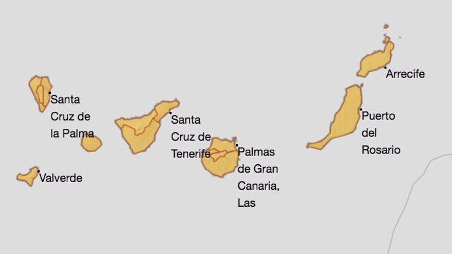 La ola de calor llega a La Palma con más fuerza el domingo: aviso de riesgo importante por temperaturas de 37 grados