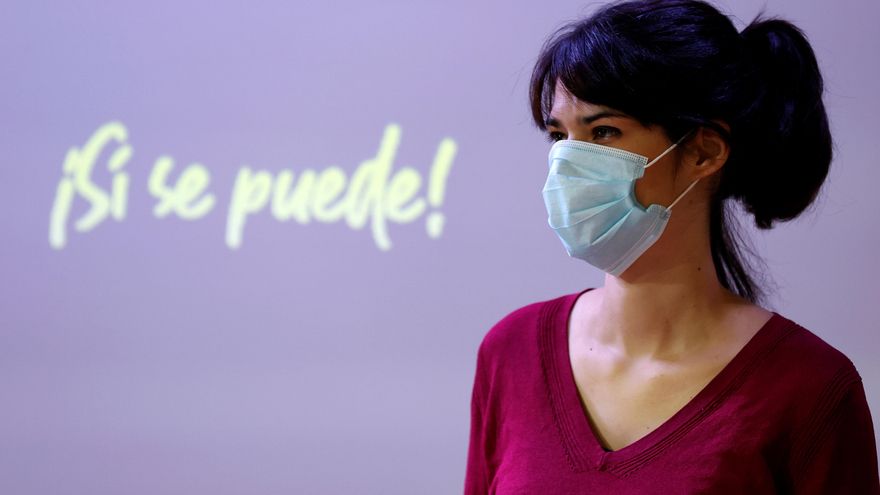 La portavoz de Podemos Isabel Serra. EFE/Chema Moya/Archivo