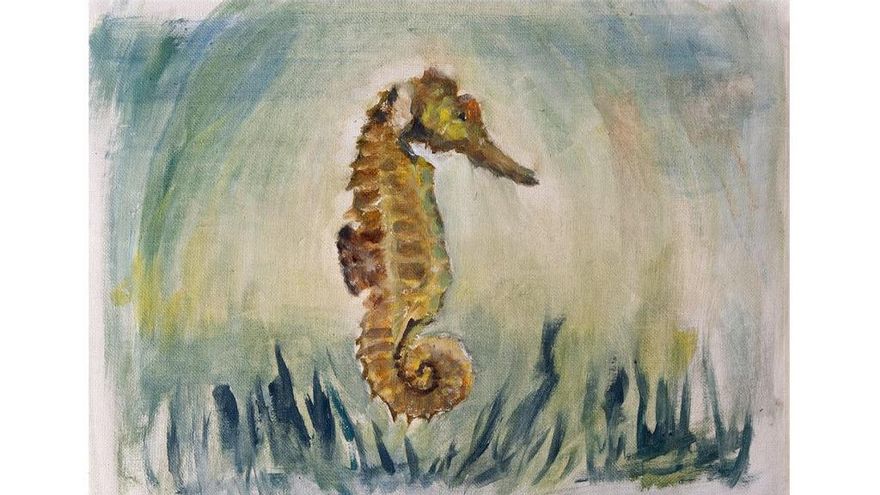 'Caballito', Óleo/tela, de María José Soto