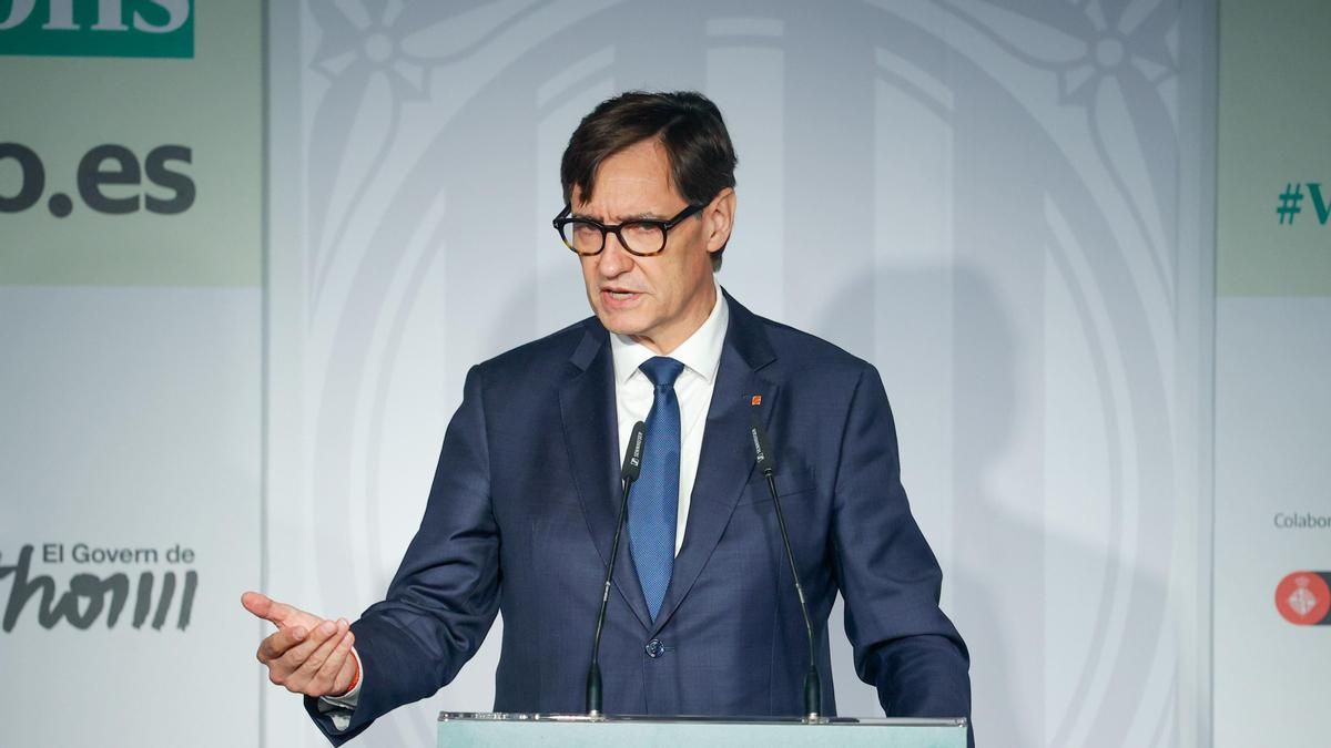 Salvador Illa, durante la clausura del evento de elDiario.es este lunes