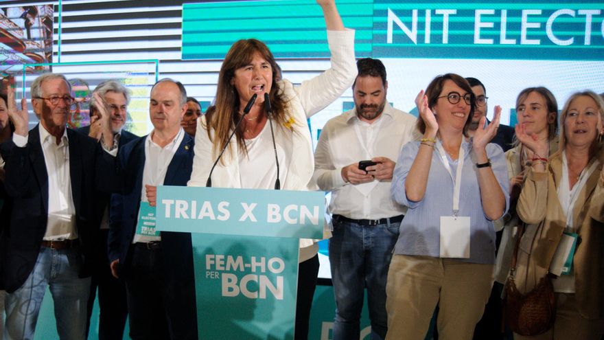 La presidenta de Junts y expresidenta del Parlament, Laura Borràs.